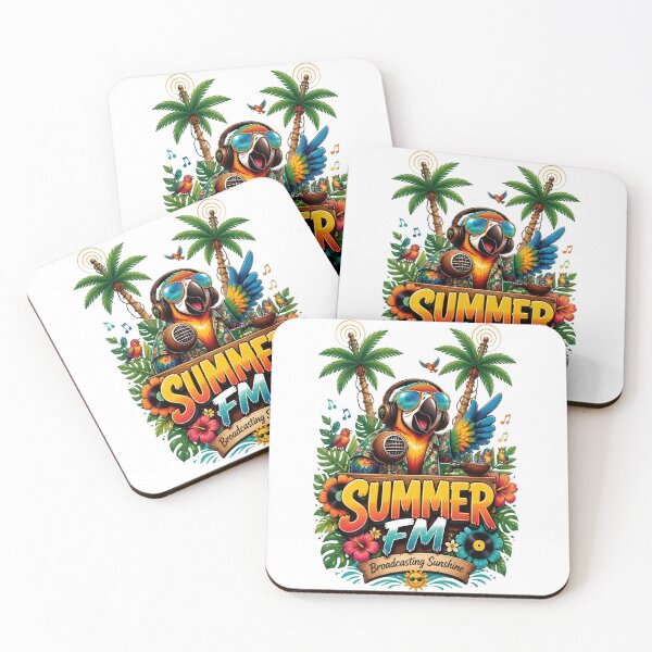 Item preview, Summer FM Parrot Radio DJ designed and sold by Sovereign Supply Co..