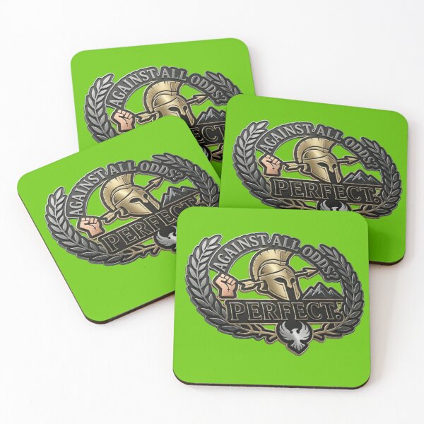 Item preview, Against All Odds Perfect - Spartan Warrior Mindset Emblem Sticker designed and sold by Scro-Ciob-Shop.