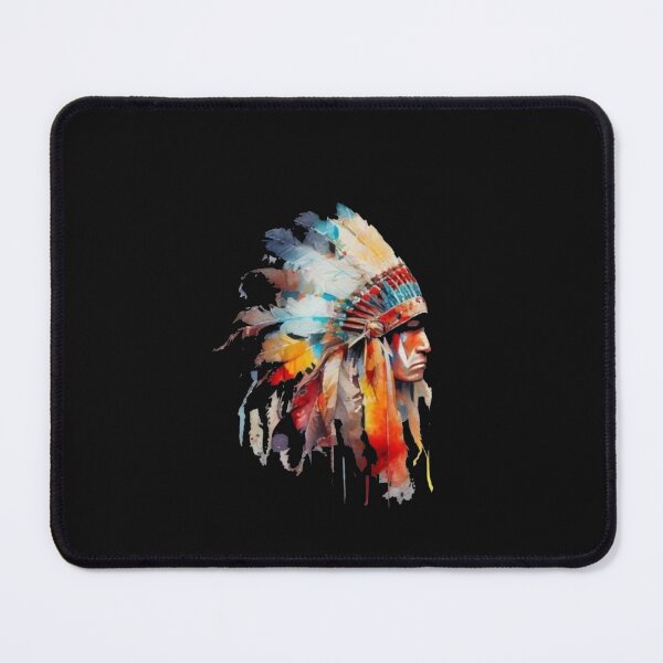 Item preview, Watercolor Native American Chief Headdress - Indigenous Pride  designed and sold by Gbriel3.