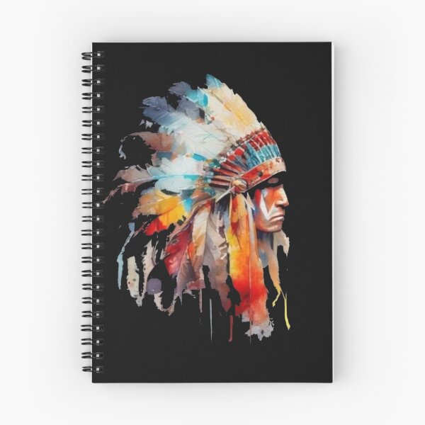 Item preview, Watercolor Native American Chief Headdress - Indigenous Pride  designed and sold by Gbriel3.
