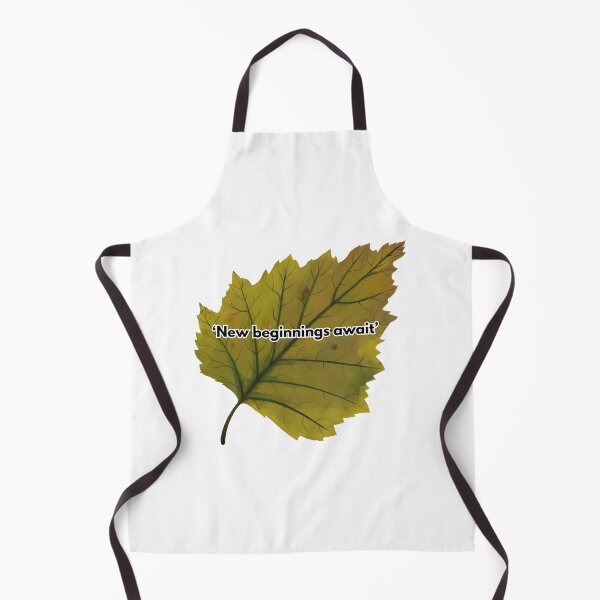 Item preview, New Beginnings Await Leaf Sticker – Motivational Autumn Botanical Quote, Nature Inspired Vinyl Decal designed and sold by Pandey14.