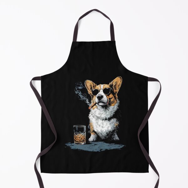 Item preview, Corgi Smoking Cigarette Funny Dog Meme designed and sold by Hedoraxe.