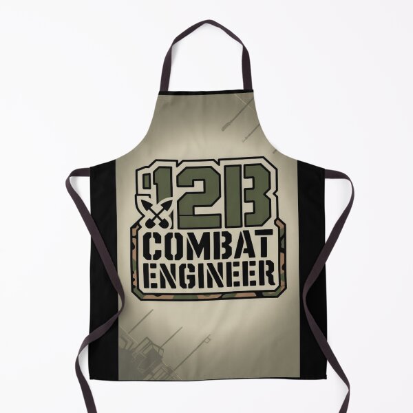 Item preview, 12B Combat Engineer — U.S. Army MOS Patch Graphic with Camouflage Military Shovel Emblem designed and sold by GFamilyC.