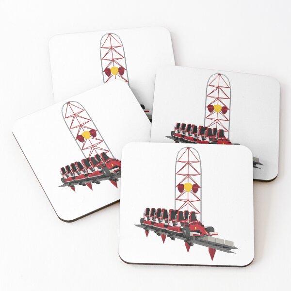 Item preview, Red Force Intamin Lsm Coaster Design designed and sold by lizettis.