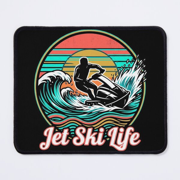 Item preview, Jet Ski Life Retro Sunset Summer designed and sold by weeomano.