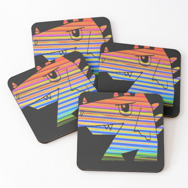 Item preview, Glitch Rainbow Dino designed and sold by KawaiiDinoCo.