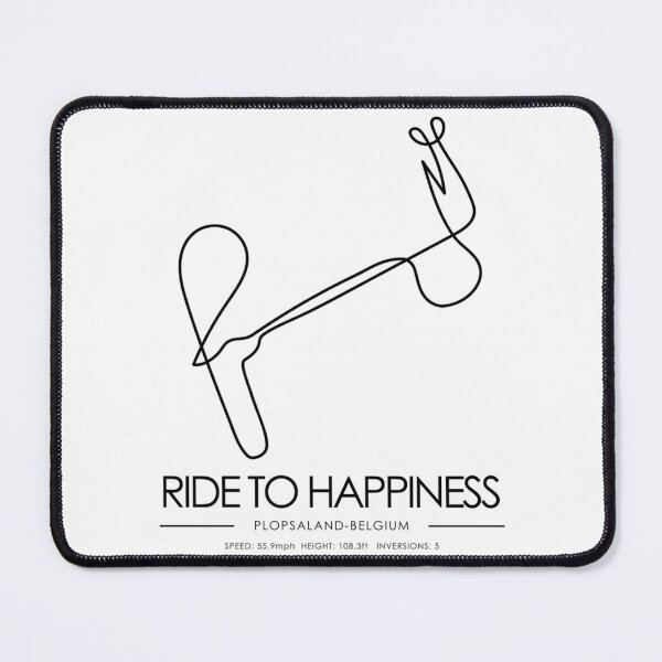 Item preview, Ride To Happiness Minimalistic Rollercoaster Layout designed and sold by lizettis.
