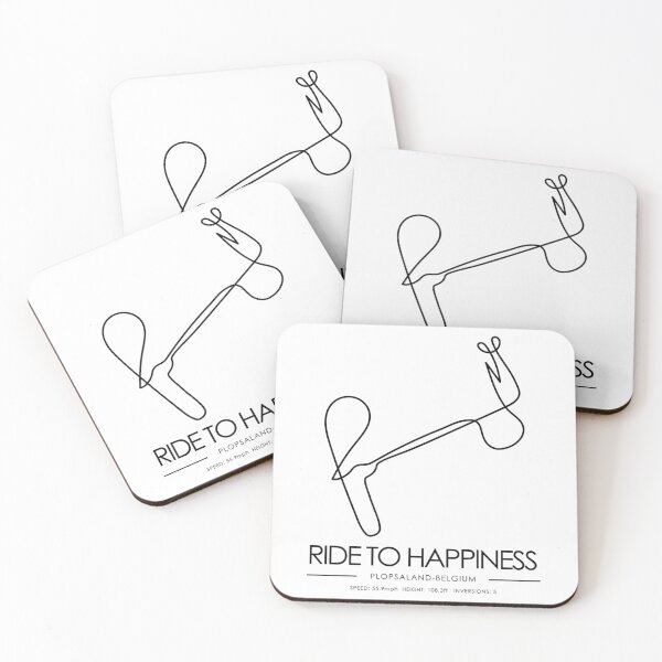 Item preview, Ride To Happiness Minimalistic Rollercoaster Layout designed and sold by lizettis.