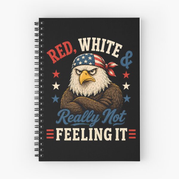 Item preview, Red White & Really Not Feeling It Retro designed and sold by Marblaes00.