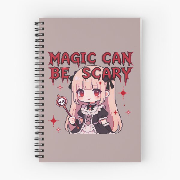 Item preview, "Magic Can Be Scary" - Gothic Lolita Pixel Art Magical Girl designed and sold by PotionPixelArt.