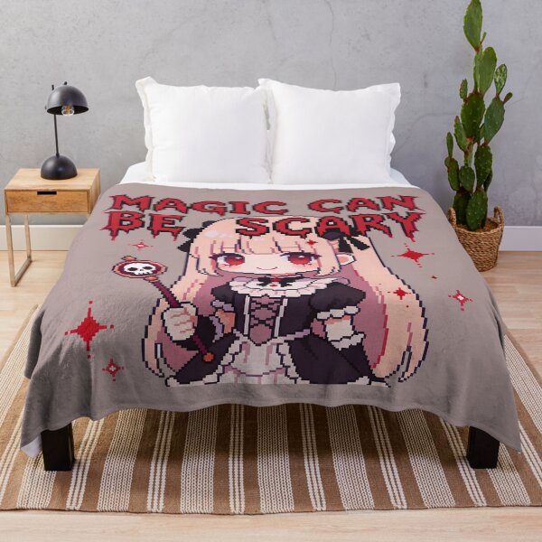 Item preview, "Magic Can Be Scary" - Gothic Lolita Pixel Art Magical Girl designed and sold by PotionPixelArt.