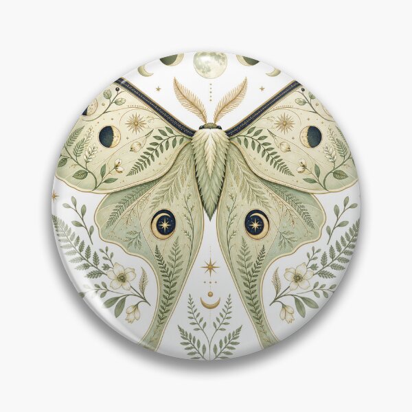 Item preview, Celestial Botanical Moth designed and sold by aihrgdesign.
