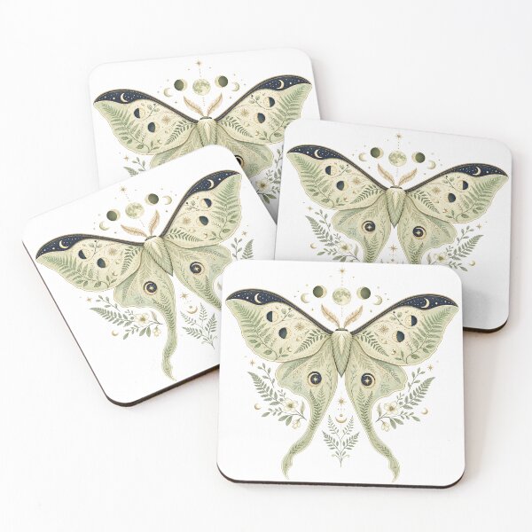Item preview, Celestial Botanical Moth designed and sold by aihrgdesign.