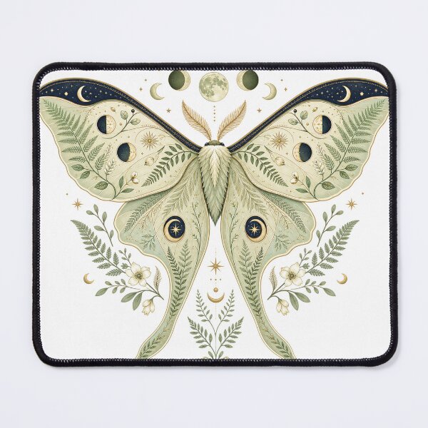 Item preview, Celestial Botanical Moth designed and sold by aihrgdesign.