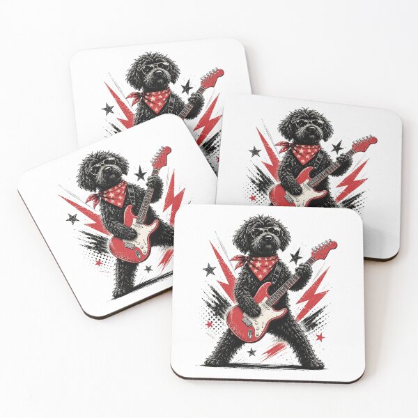 Item preview, Goldendoodle Rock, Guitar Music Lover, Funny Rock Dog Style designed and sold by Sprinkle12345.