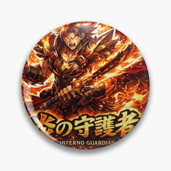 Item preview, Kaen no Shugosha (Flame Guardian) designed and sold by SLAYTHESPACE.