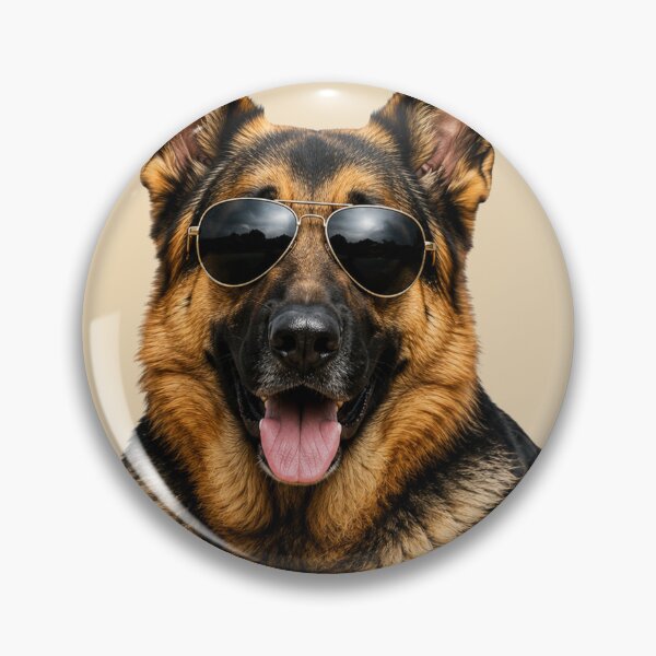 Item preview, Cool German Shepherd Portrait Design Art designed and sold by BagFactoryUK.