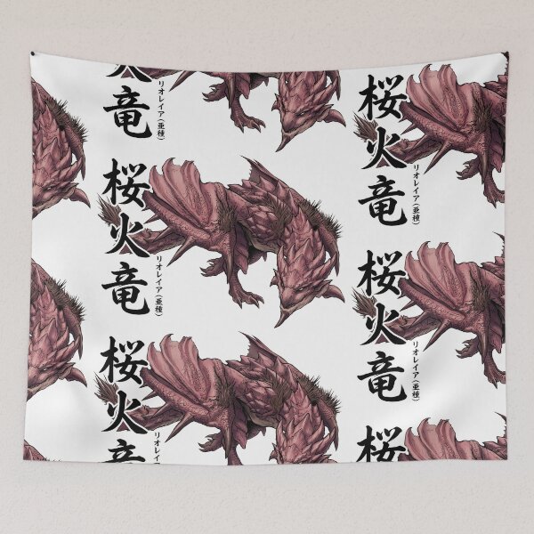 Item preview, Pink Rathian "Cherry Blossom Fire Wyvern" designed and sold by regista.