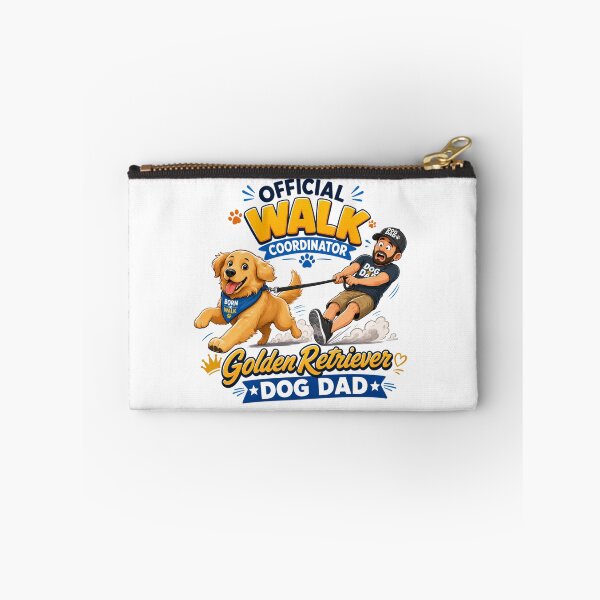 Item preview, Official Walk Coordinator Golden Retriever Dog Dad Funny T-Shirt designed and sold by Ashley critters.