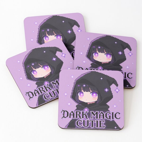 Item preview, Dark Magic Cutie Pixel Art - Cute Kawaii Dark Mage Anime Girl designed and sold by PotionPixelArt.