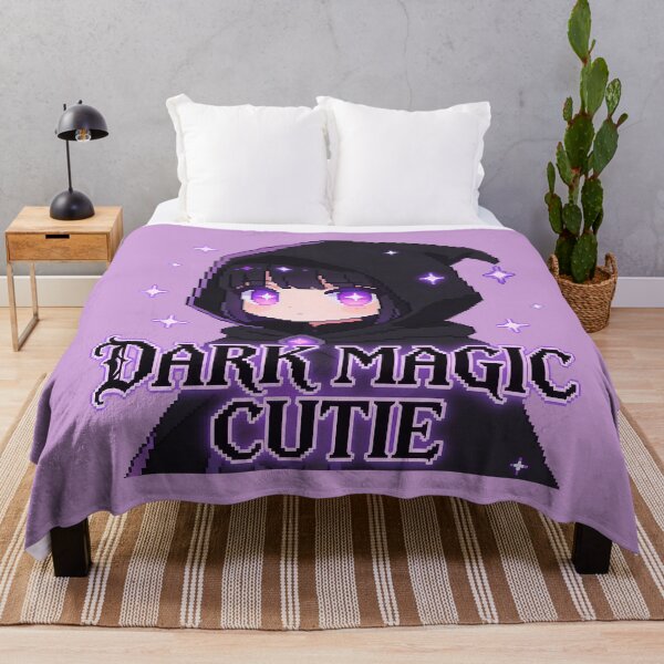 Item preview, Dark Magic Cutie Pixel Art - Cute Kawaii Dark Mage Anime Girl designed and sold by PotionPixelArt.
