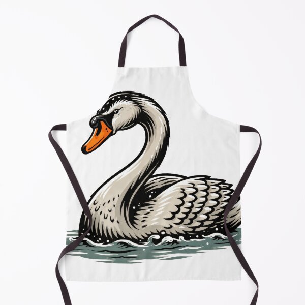 Item preview, Sticker - Decal - Elegant Swan on Still Waters designed and sold by ForeverPrintsOK.