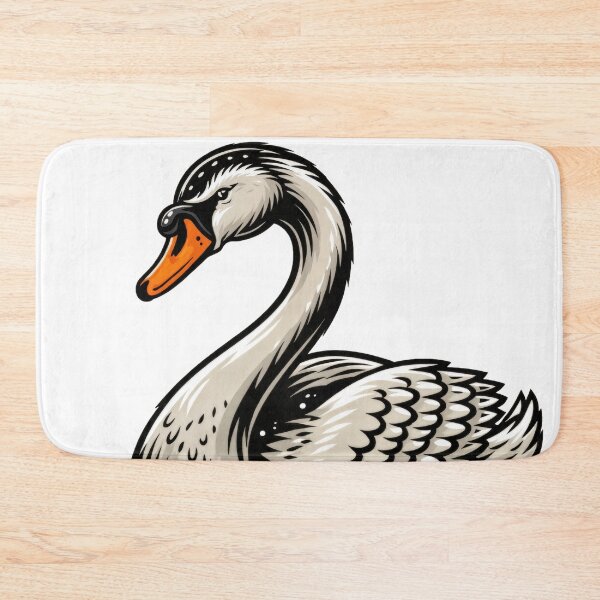 Item preview, Sticker - Decal - Elegant Swan on Still Waters designed and sold by ForeverPrintsOK.