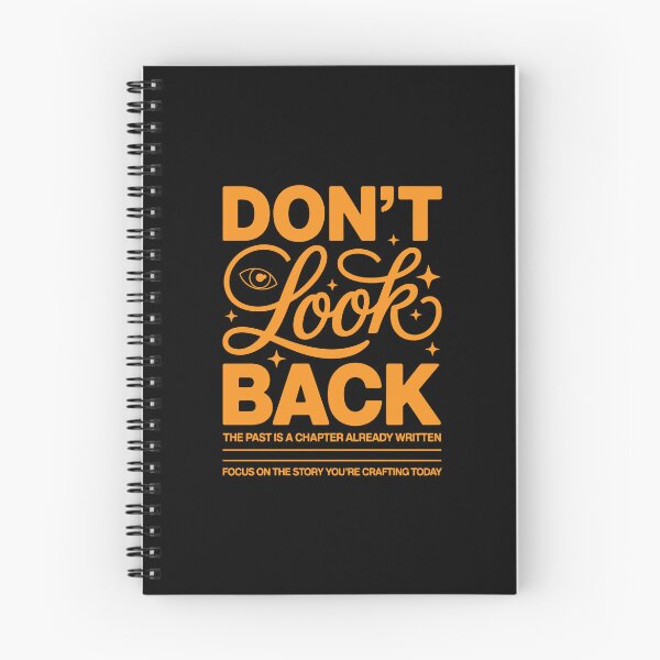 Item preview, Don’t Look Back Motivational Quote designed and sold by TipTop GFX.