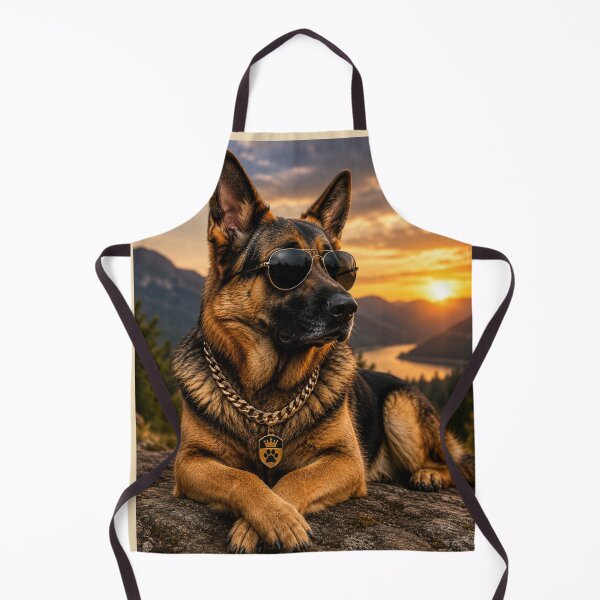Item preview, Cool German Shepherd Portrait Design Art designed and sold by BagFactoryUK.