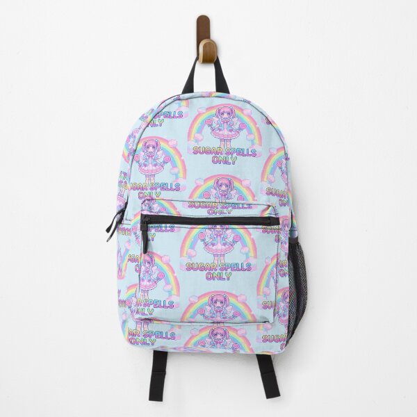 Item preview, "Sugar Spells Only" - Cute Pixel Art Magical Girl (Pastel Rainbow) designed and sold by PotionPixelArt.