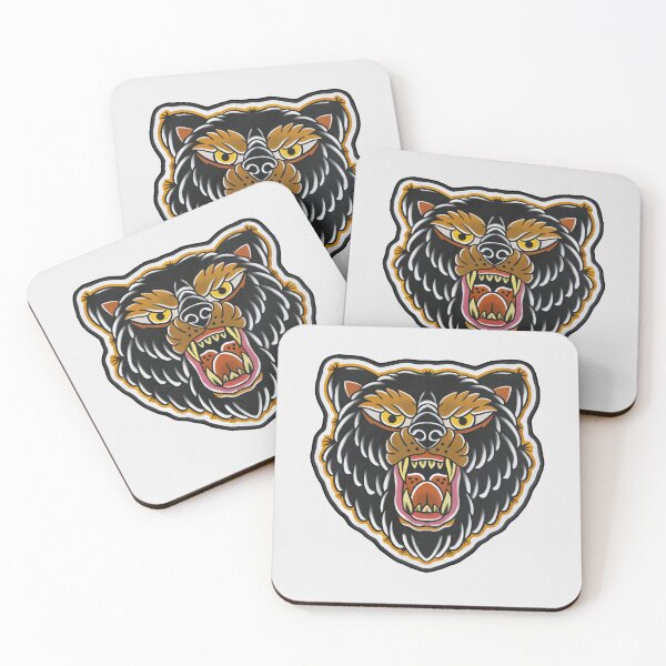 Item preview, Tattoo Bear Bruins Patch designed and sold by StillReal.