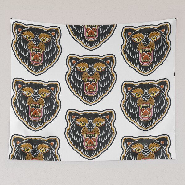 Item preview, Tattoo Bear Bruins Patch designed and sold by StillReal.