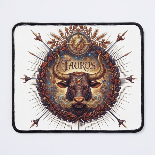 Item preview, Vintage Celestial Mystical Taurus designed and sold by Grandtshirt | Creative Print Designs.
