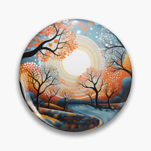 Item preview, Aboriginal Inspired Dot Art - Wonderful Night Park designed and sold by GrinGalore.