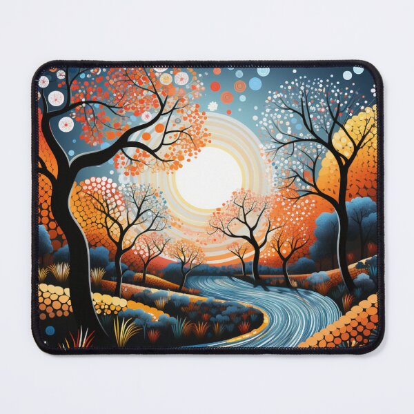 Item preview, Aboriginal Inspired Dot Art - Wonderful Night Park designed and sold by GrinGalore.