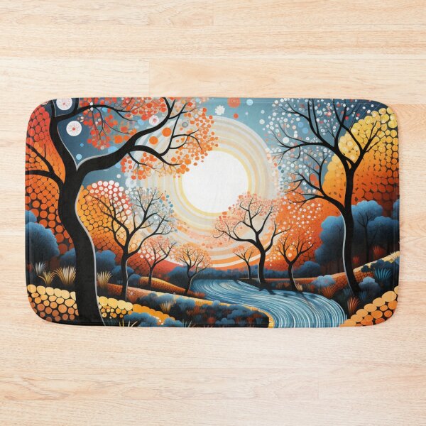 Item preview, Aboriginal Inspired Dot Art - Wonderful Night Park designed and sold by GrinGalore.