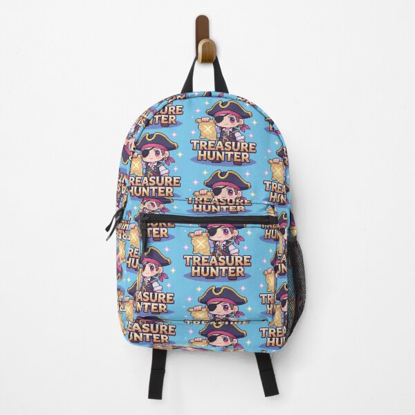 Item preview, Cute Pirate Treasure Hunter Pixel Art (Chibi Adventure) designed and sold by PotionPixelArt.