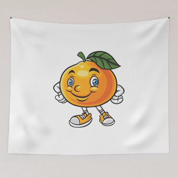 Aperçu de l'œuvre ORANGE CARTOON CHARACTER créée et vendue par SudeeshArt.