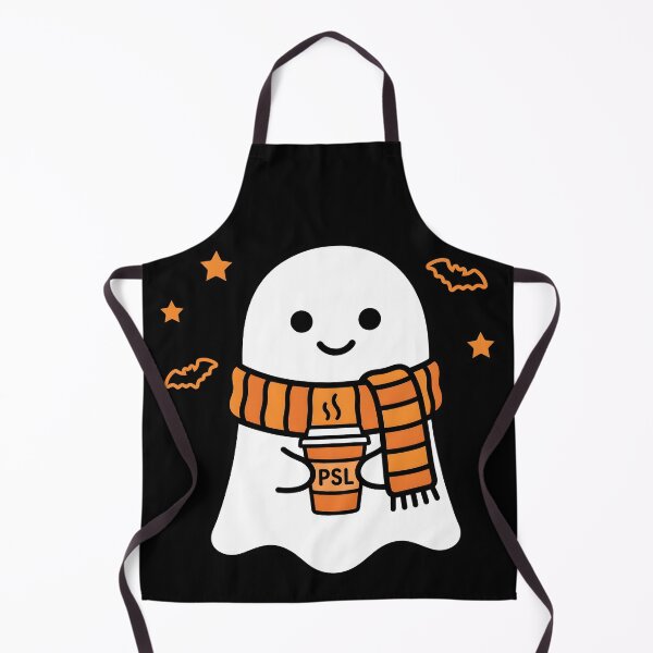 Item preview, Cute Ghost Drinking Pumpkin Spice Latte Halloween designed and sold by fawzimorsy.