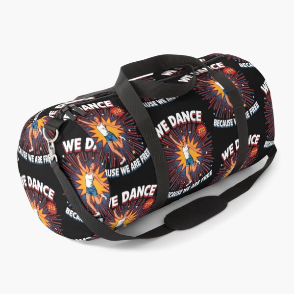 Item preview, We Dance Because We Are Free Patriotic Dancer Honoring 250 Years of Freedom designed and sold by Redgiant87x.