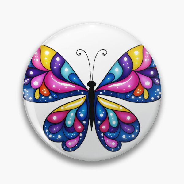 Item preview, Colorful Abstract Butterfly designed and sold by NotPrettyinPink.