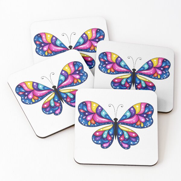 Item preview, Colorful Abstract Butterfly designed and sold by NotPrettyinPink.