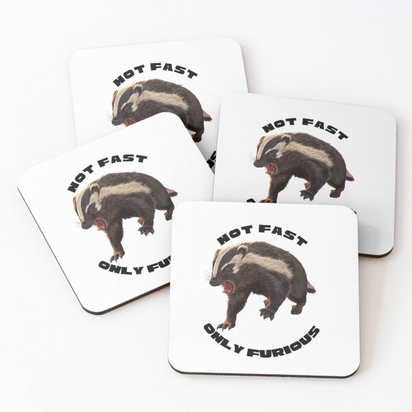 Item preview, Not Fast Only Furious - Angry Honey Badger designed and sold by Neurospicy Trolls.
