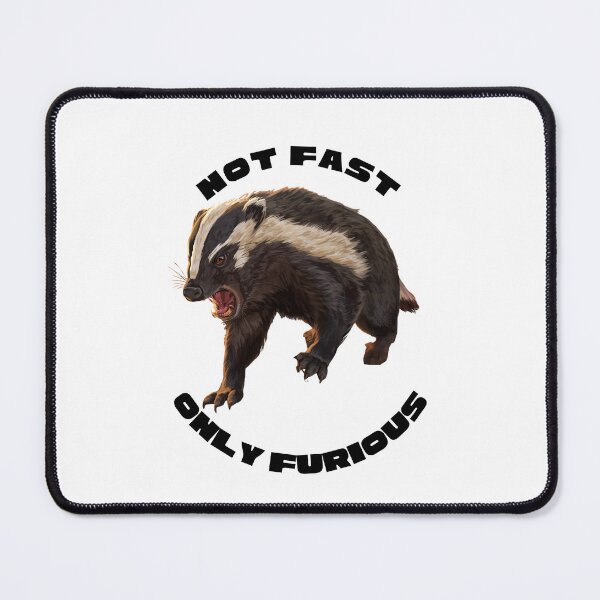 Item preview, Not Fast Only Furious - Angry Honey Badger designed and sold by Neurospicy Trolls.