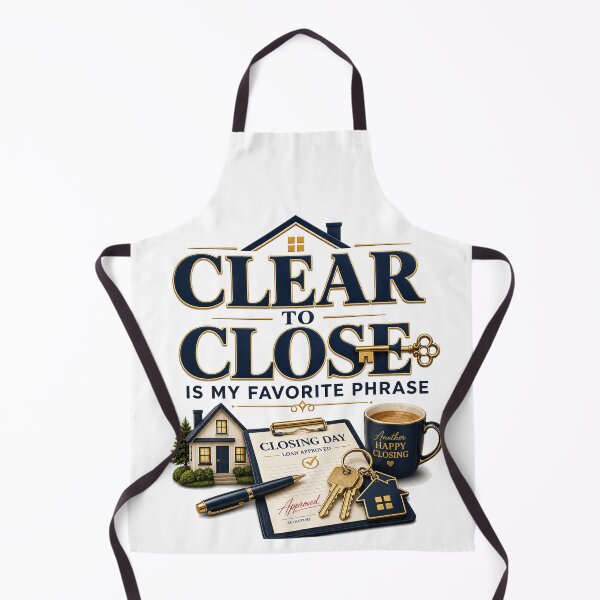Item preview, Clear to Close Real Estate Humor designed and sold by AVID Company.