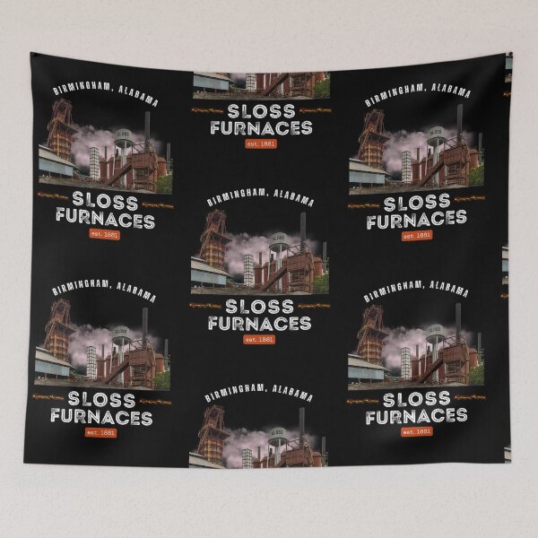 Item preview, Sloss Furnaces (Birmingham, Alabama) Hero Graphic designed and sold by GhostlyWorld.