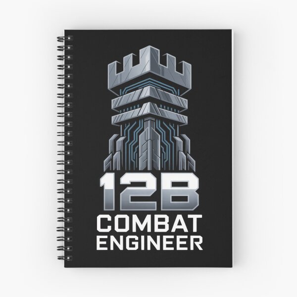 Item preview, 12B Combat Engineer — U.S. Army MOS Castle Emblem Military Engineering Design designed and sold by GFamilyC.