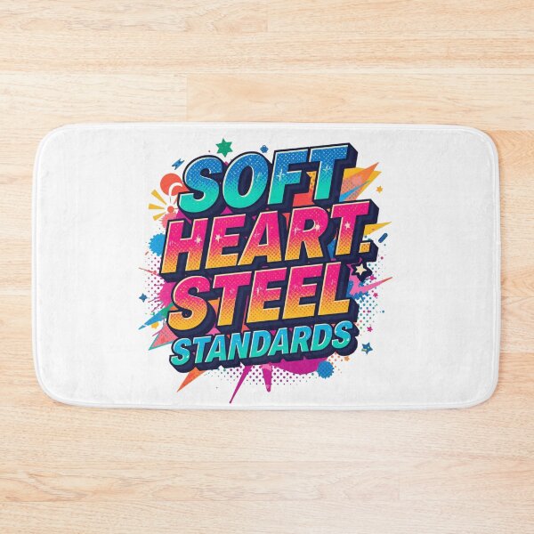 Item preview, Soft Heart Steel Standards. Bold Motivational Typography. Inspirational Mindset Quote.  Modern Aesthetic Statement designed and sold by Aarvya Fashion Club ( A.F.C ).
