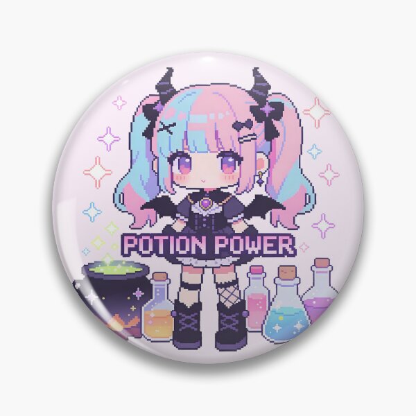 Item preview, Potion Power Cute Witch Pixel Art - Kawaii Magic Alchemist designed and sold by PotionPixelArt.