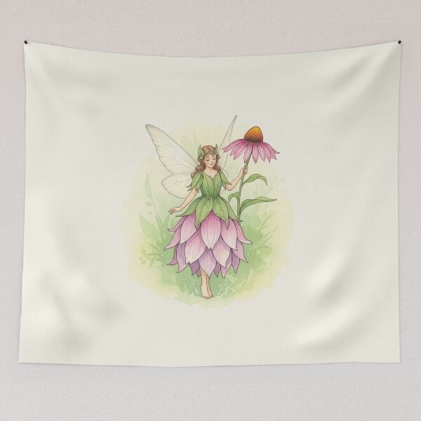 Item preview, Graceful Echinacea Flower Fairy designed and sold by Pasteltone.